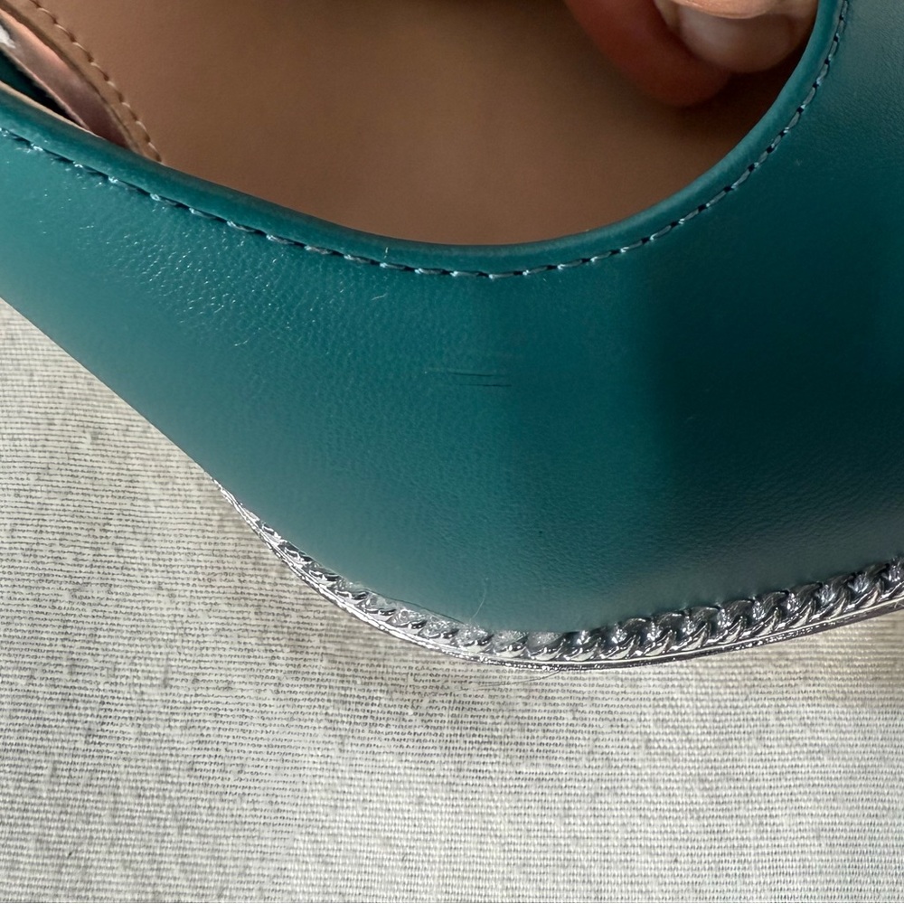 Bcbgeneration Elegant Teal Closed Toe Stiletto Pu… - image 6